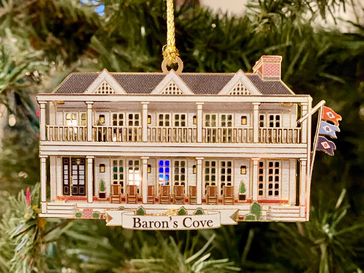 Baron's Cove Christmas ornament.