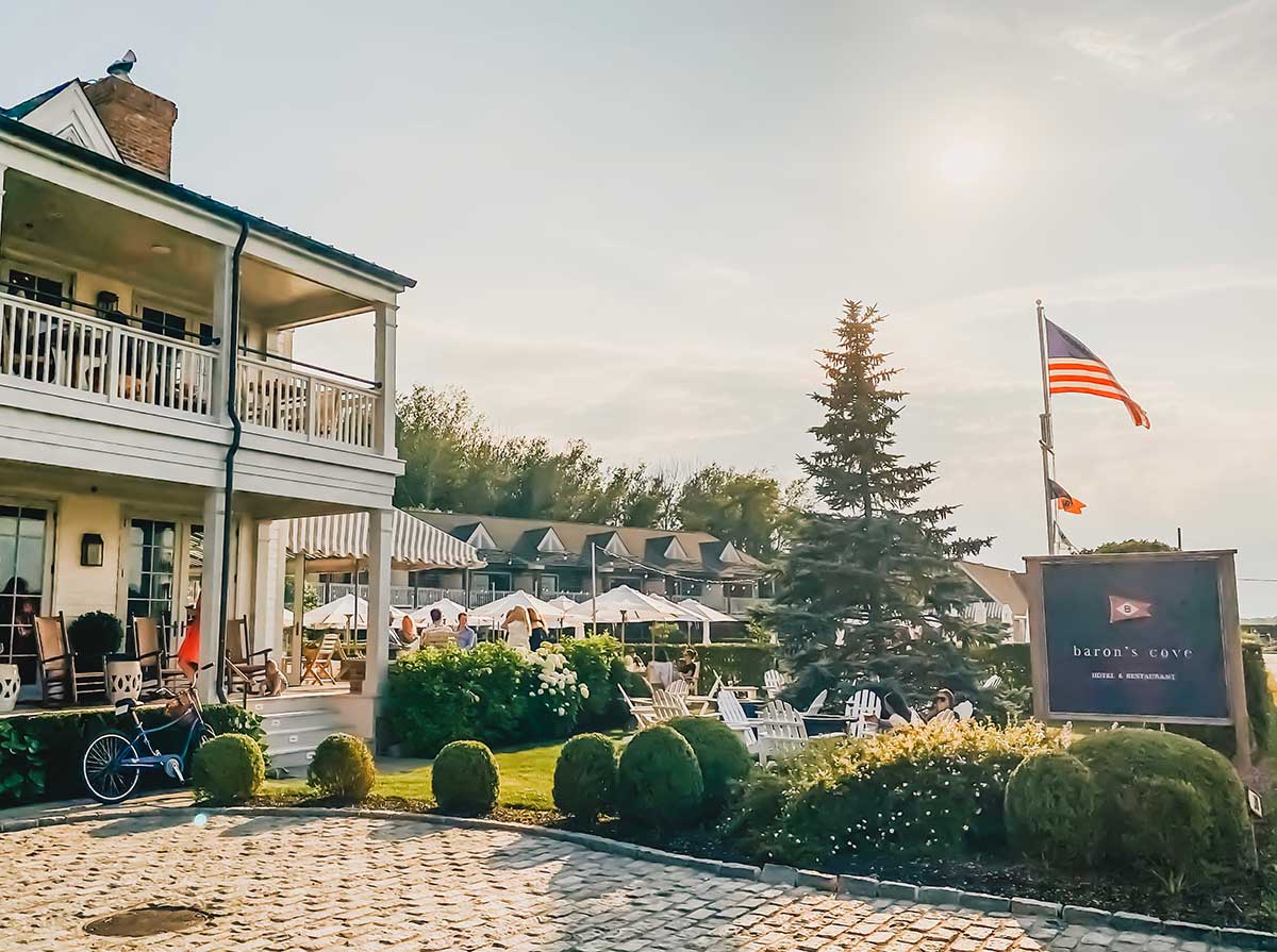 Baron's Cove Front Entry.