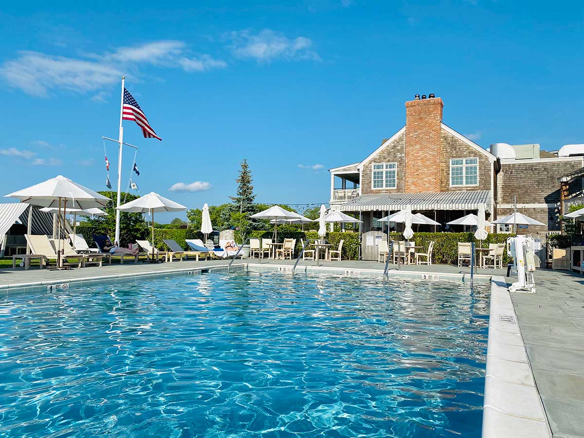 Saltwater pool at Baron's Cove.