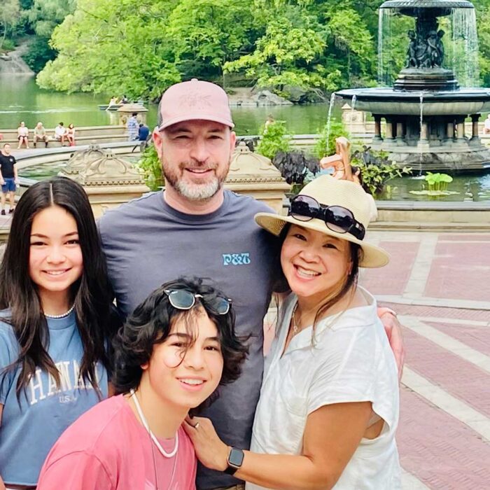 Visiting Central Park, New York with teens.